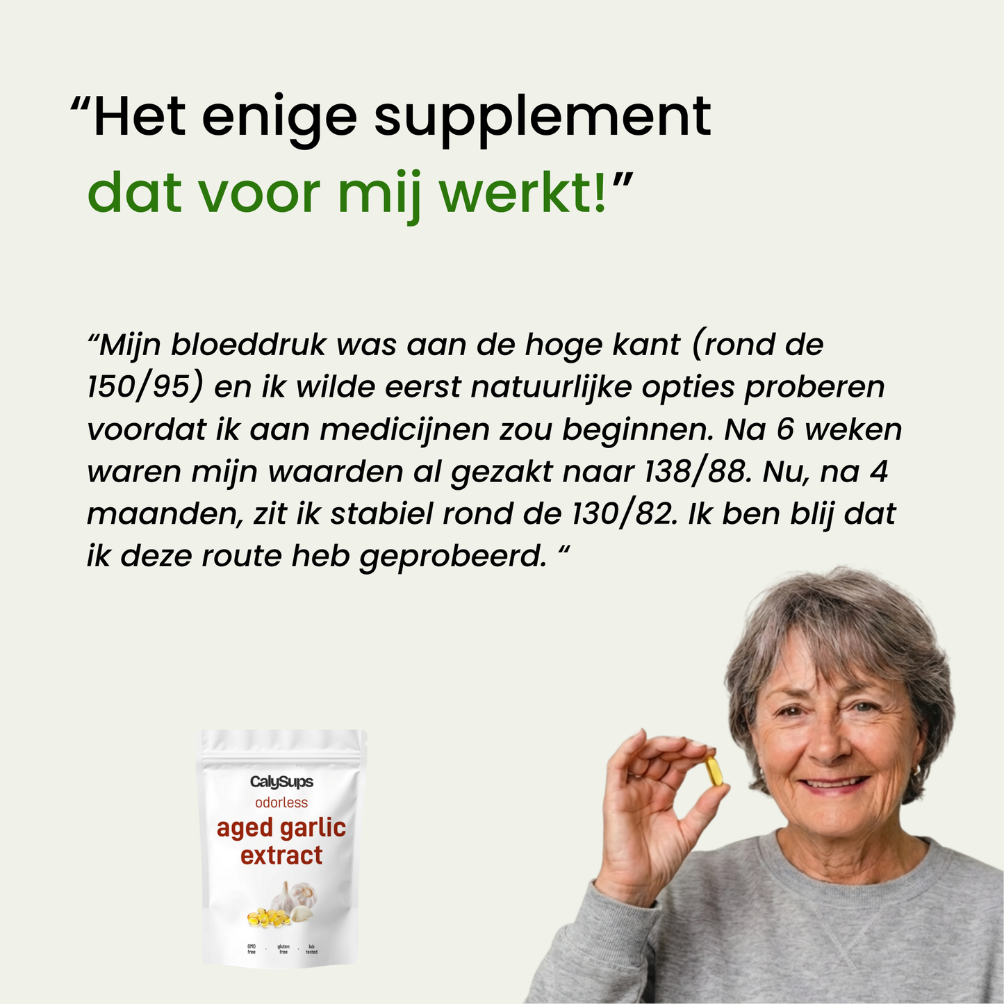 Gerijpt Knoflookextract - 7500mg Geurloos
